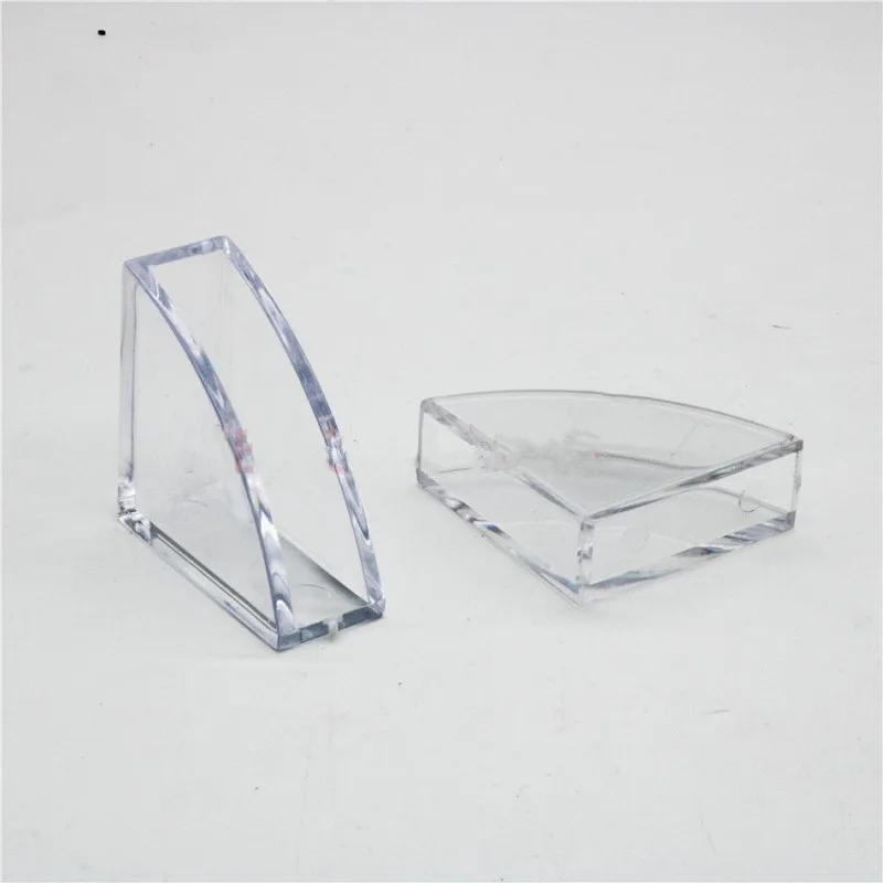 4Pcs สามเหลี่ยมคลิป Protector โต๊ะมุมขอบโปร่งใส Guard มุมเชื่อมต่อ Bracket แก้วกาแฟตารางมุม