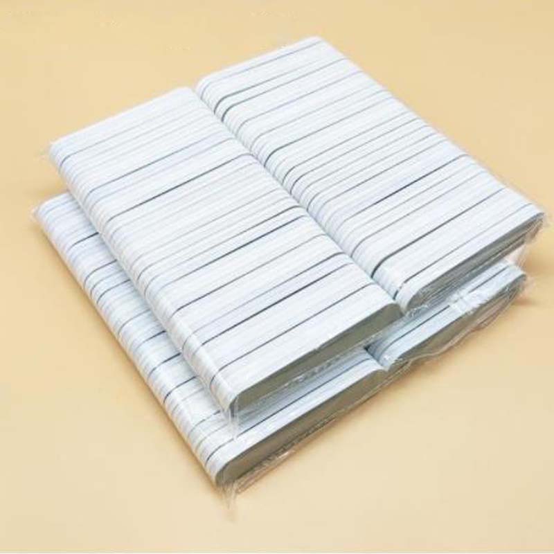 10 個研磨バークリーニングシルバーゴールドジュエリーツールネイルケアポリッシュワイプバブクリーナーアートサンディングマニキュア 9 センチメートル