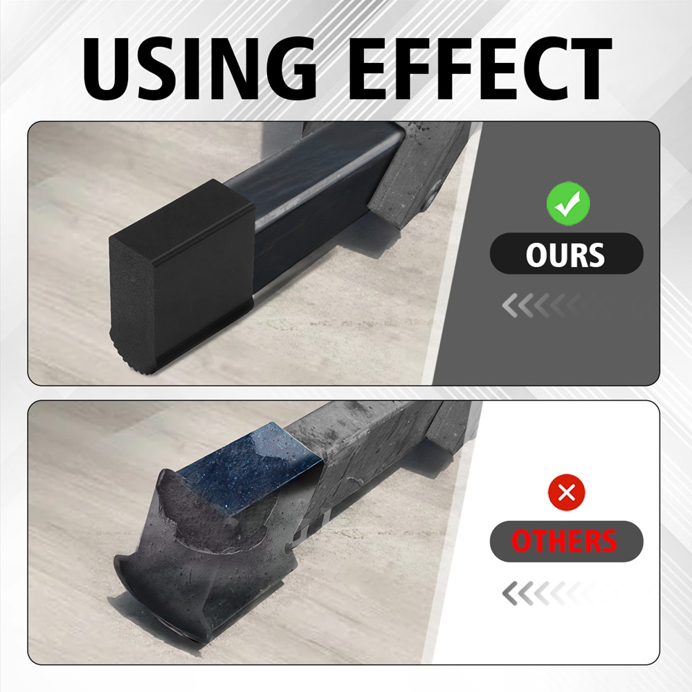 4/8PCS 50x22mm Dirigent Voeten Voor Traverse Outdoor Schoen Vervanging Schoen Onderdeel Rubberen Voeten