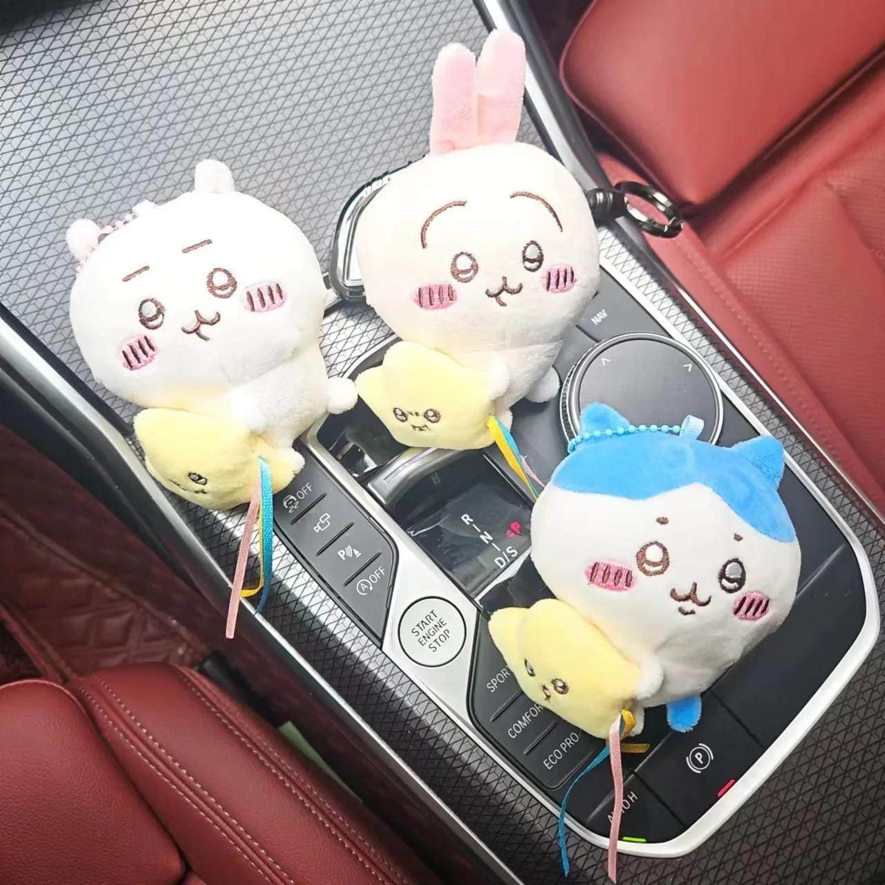Chiikawa Plush Doll Pendant Star Hugging Series Hachiware USAGI Cute Cartoon Keychain Hanging Keychain Plush Doll Accessories