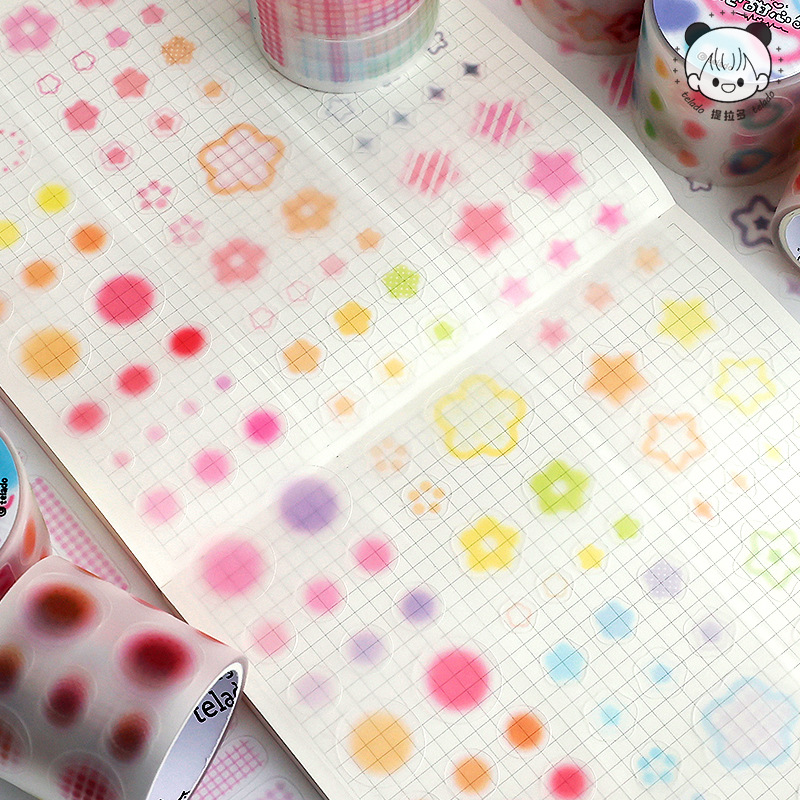 1pcs/1lot Decorative Adhesive Tapes soft matte Masking Tapes Scrapbooking DIY Paper Japanese Stickers