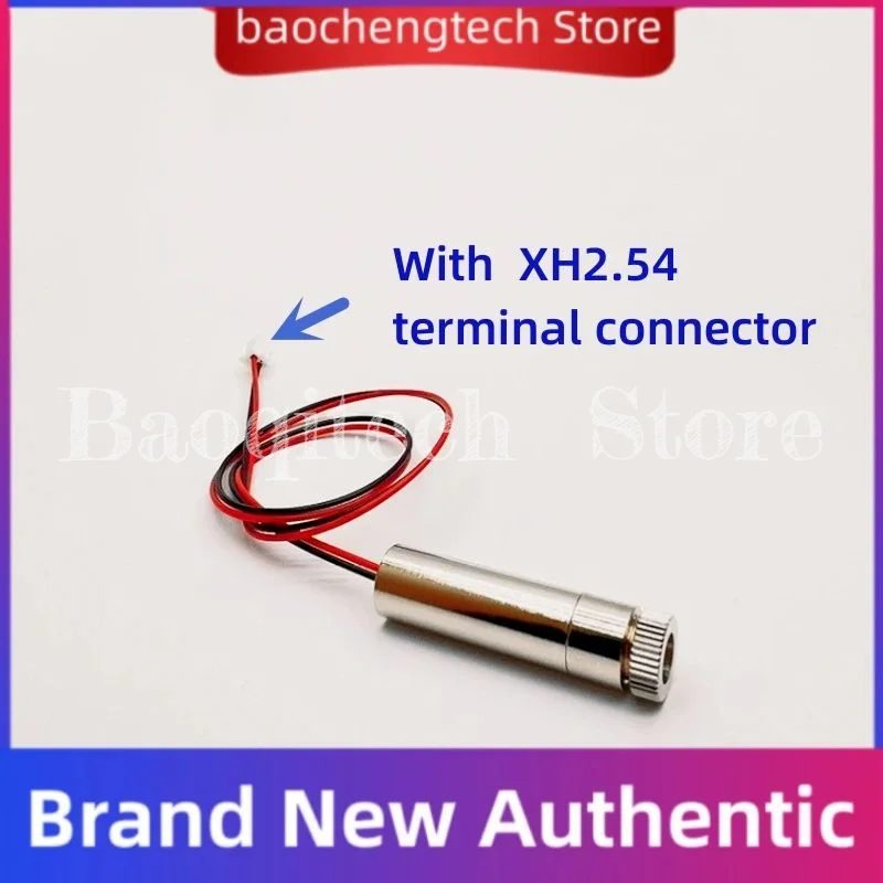 Módulo láser de alta potencia de 250mw, longitud focal ajustable de 650nm, 12mm, grabado láser rojo DIY con conector de terminal XH2.54