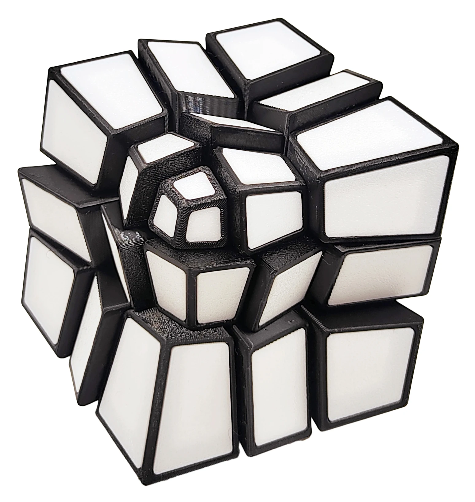 ZEPUZZLES Squished 3x3 Magic Cube Speed Cube странной формы головоломка куб без наклеек игрушки-головоломки детский подарок Cubo Magico