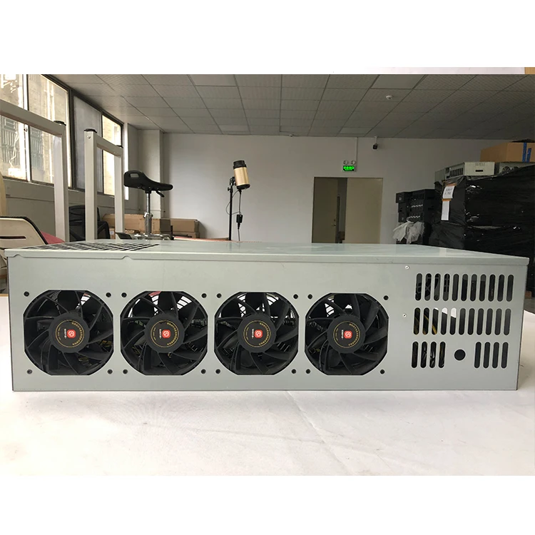 Nieuwe Groothandel 8gpu Computer Server Case Met 1800W 2000W 2500W 3600W voor Atx Psu Gevallen & Torens B75 B85 Moederbord 8 Gpu Behuizing
