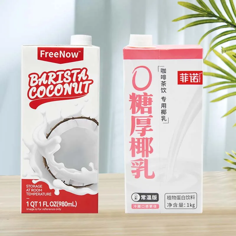 FreeNow Sugar Free Thick Coconut Milk/Thick Coconut Milk 2.2lb(1000ml)*1 box