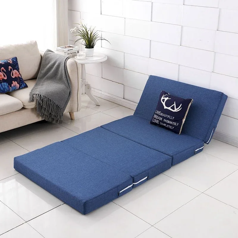 Foam Folding Mattress Simple Mat Tatami Yoga Pad Foldable Sponge Mattresses for Office Lunch Break Single Bed Furniture