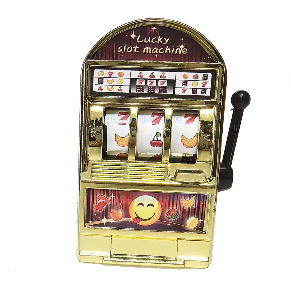 1 Stück Mini Lucky Jackpot 777 Obst Slot Spielmaschine Arcade Spielzeug Verkauf für Spaß Geburtstagsgeschenk Lustige Gags Praktische Witze Party
