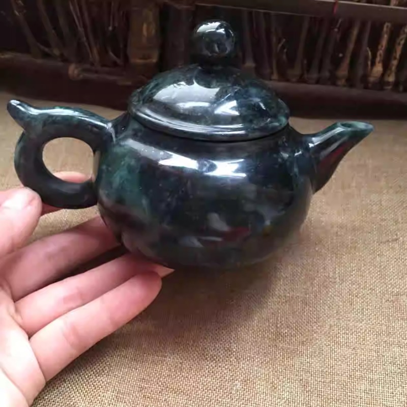 Bule Tibetano Real Jade, Medicine King Stone Tea Set, Pote De Vinho, Okho Household