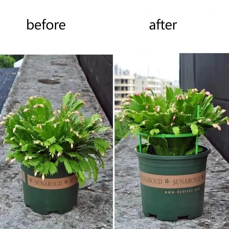 2/4 confezioni di pali di supporto per piante impilabili supporto per fiori da giardino, pali per piante per piante da interno ed esterno piante rampicanti per fiori