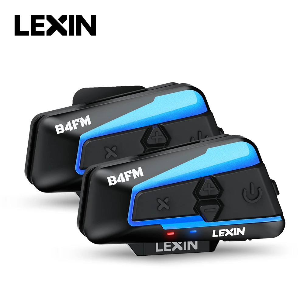 Marke Lexin LX-B4FM-X für 10-Fahrer Intercom Motorrad Bluetooth Helm Headsets BT Moto Intercomunicador mit FM Radio