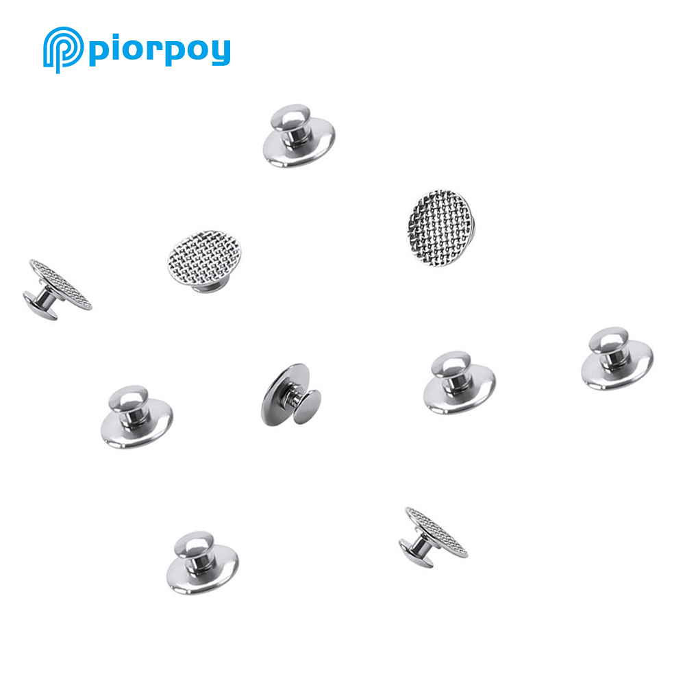 PIORPOY 10 Pcs Dental Orthodontics Lingual Button Bottom Mesh Base For Braces Ortodoncia Tools Round Type Dentistry Materials