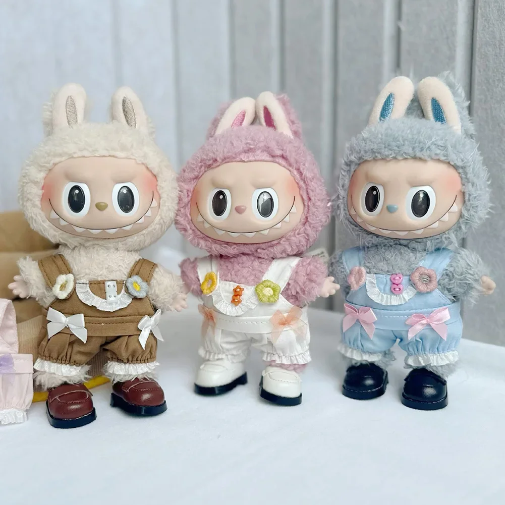 LABUBU 革靴に適した 17 センチメートル綿人形の靴ブーツおもちゃカジュアルスポーツシューズ人形アクセサリー DIY 人形のおもちゃ