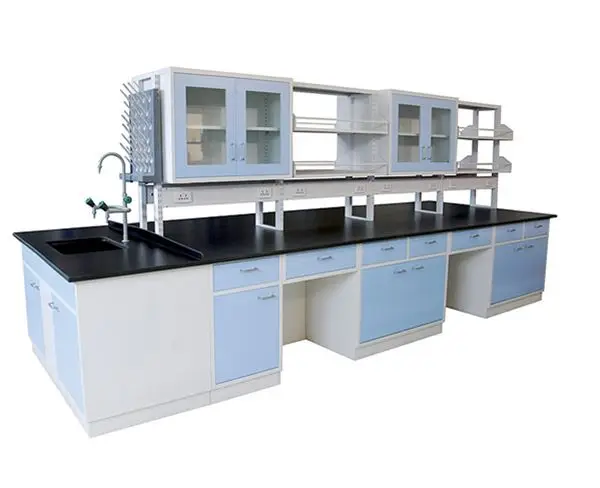 Blat roboczy z materiału metalowego 12,7 mm Fenolowy blat o szerokości 750 do laboratorium