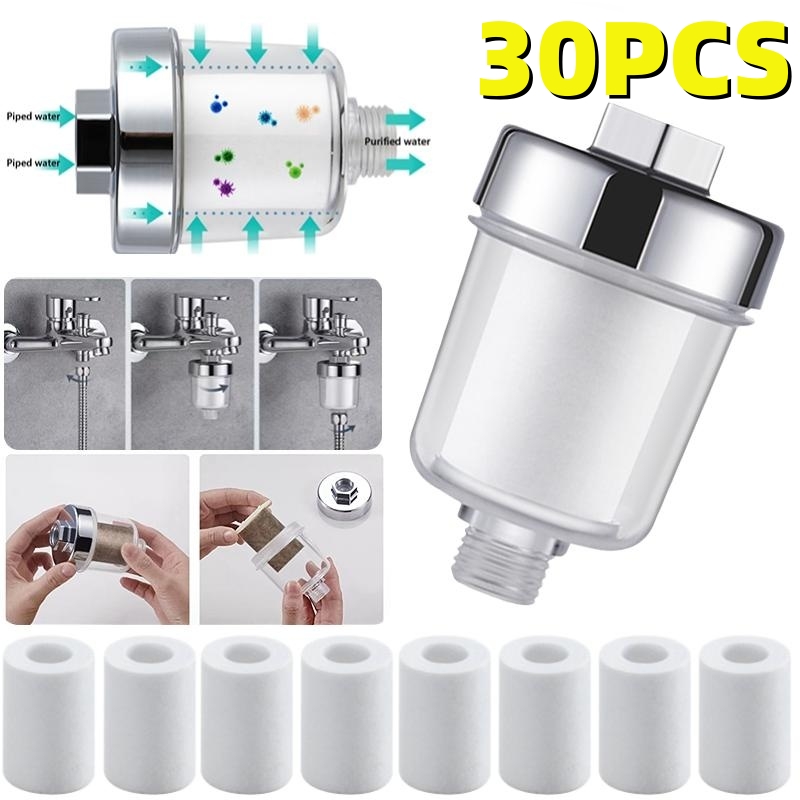 Wasserauslass-Reinigungs-Sets, universeller Wasserhahn-Filter, Küche, Badezimmer, Dusche, Haushaltsfilter, PP-Baumwolle, hochdichter Filter