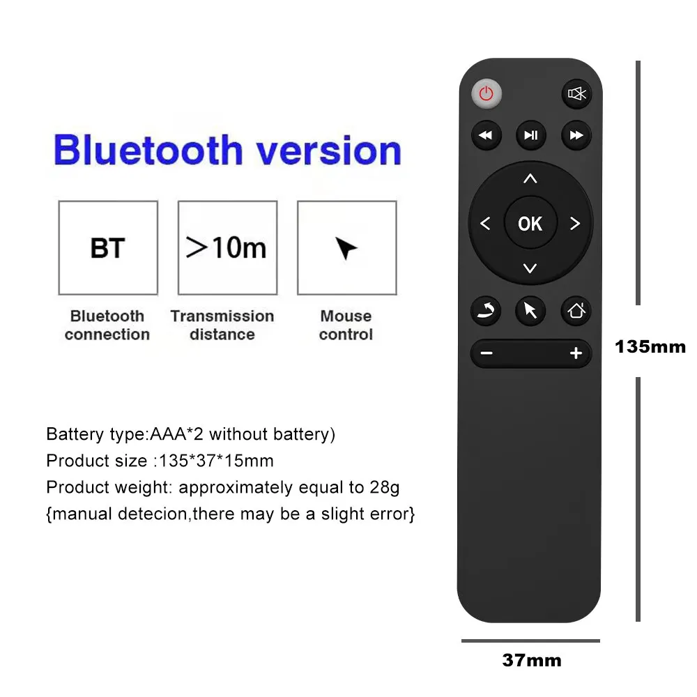Il telecomando per l'apprendimento IR remoto Bluetooth MT4 5.2 Smart Home è adatto per il controllo del proiettore del computer TV Box