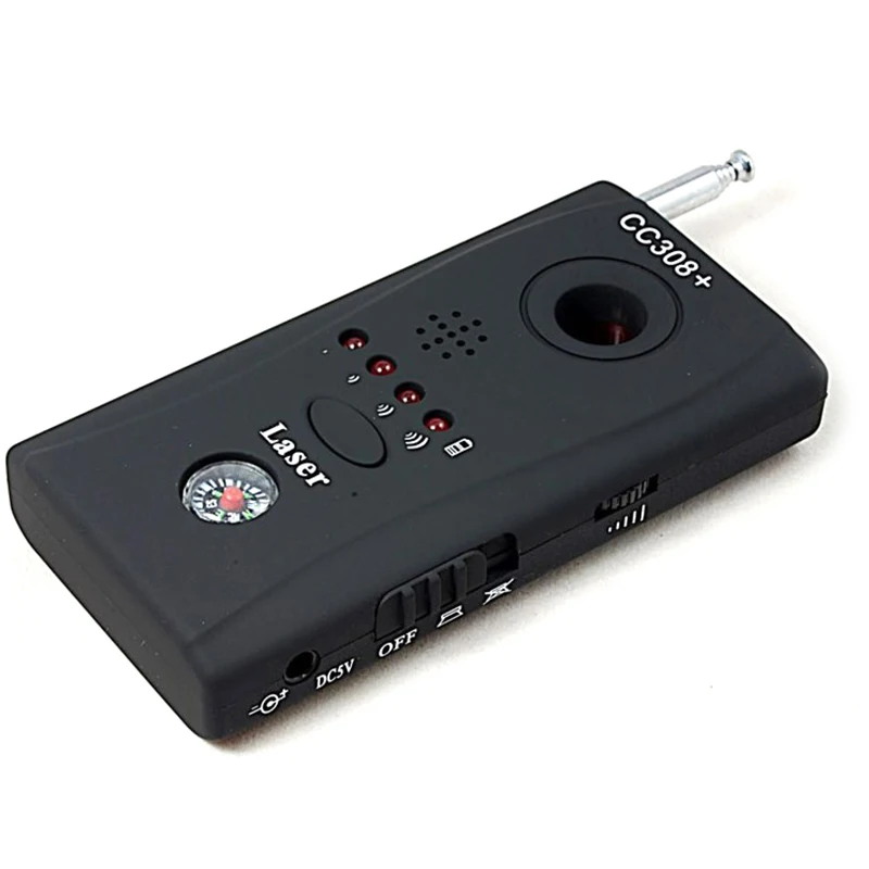 Détecteur de caméra cachée Portable CC308, Mini détecteur GPS GSM de Signal sans fil, dispositif anti-espion