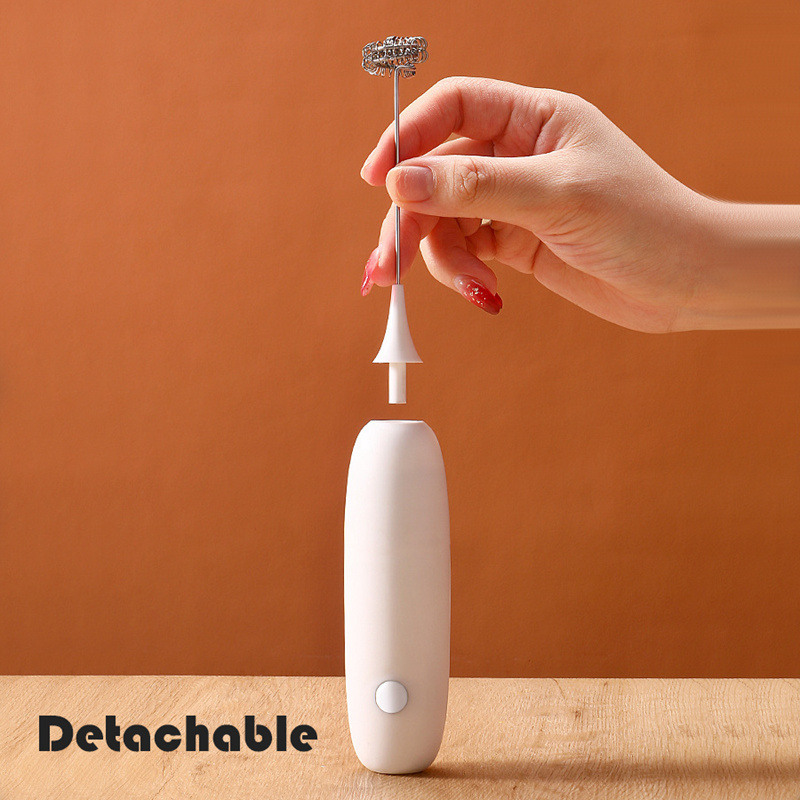 Milk Frother Handheld Cappuccino Maker Coffee Foamer Egg Beater Chocolate Stirrer Mini Portable Food Blender Kitchen Whisk Tool