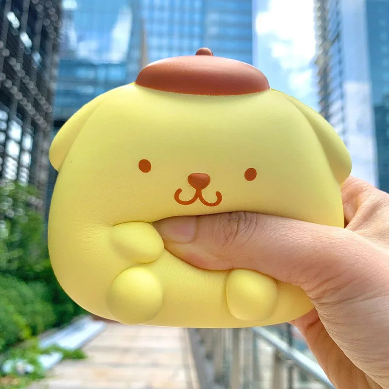 Kawaii Melody Dekompresja Kuromi Cinnamoroll Stress Relief Squishy Anime Cartoon Dziecięca zabawka do ściskania dłoni Uzdrawiający prezent