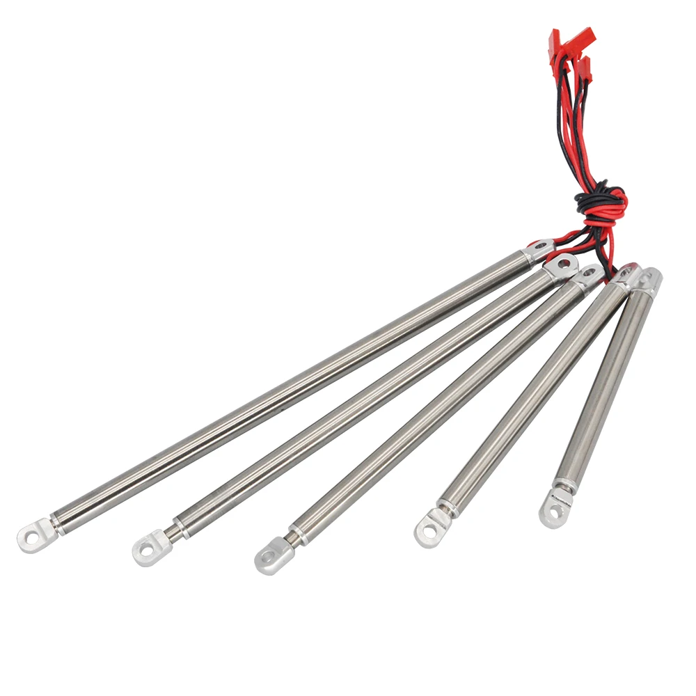 โลหะไฟฟ้า PUSH Rod 10/30/ 50/ 80/100/130 มม.มอเตอร์ในตัว 3 V-6 V พัตเตอร์สําหรับ RC รถบรรทุกรถเรือ DIY หุ่นยนต์รุ่น