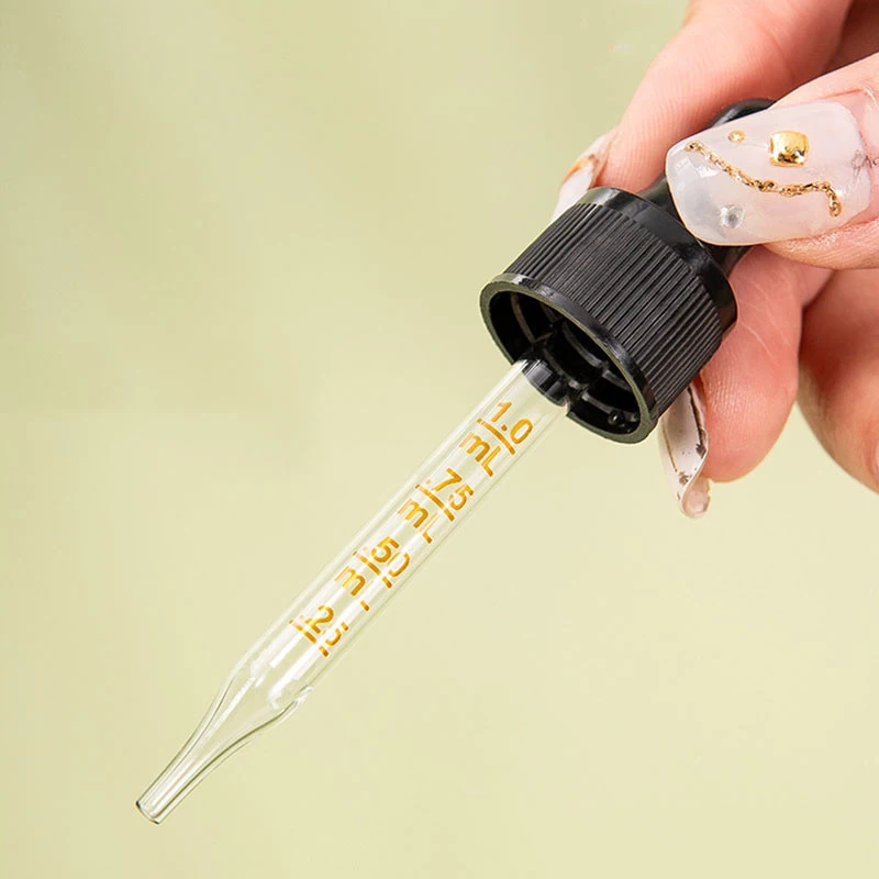 5ml-100ml Dropper 병 (스케일 시약 포함) 안약 앰버 유리 아로마 테라피 액체 피펫 병 리필 용 병 여행