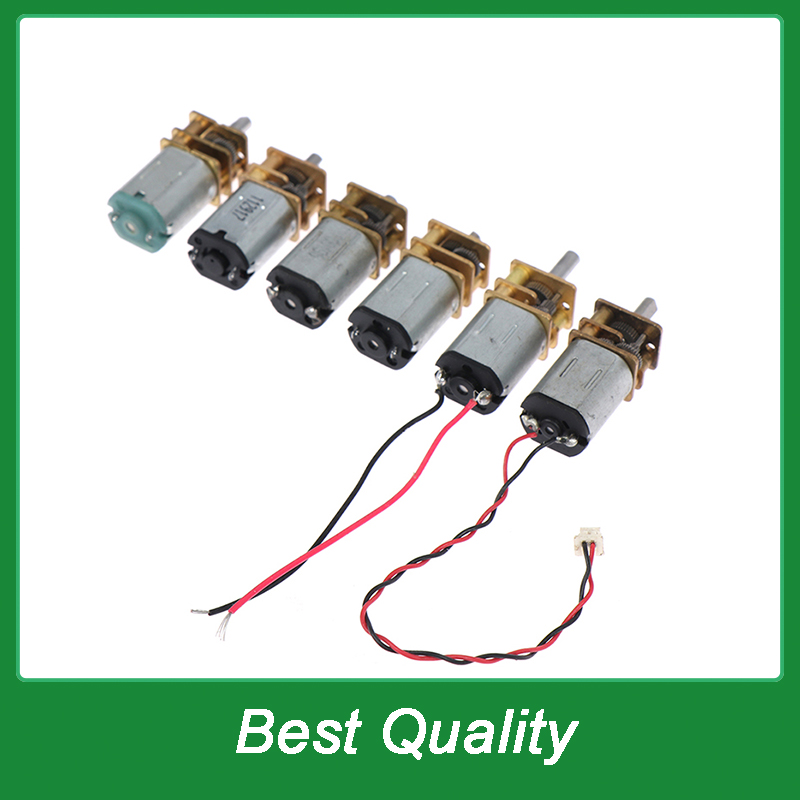 1Pcs Micro N20 Gear Motor Slow Speed Metal Gearbox Reducer Electric Motor DIY Toy