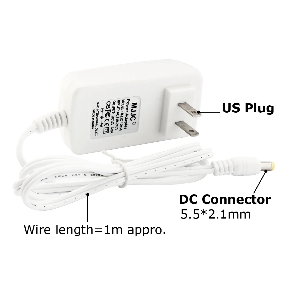 AC100-240V a DC 12V 24V 1A 2A 3A Trasformatore di illuminazione 12 Volt Switching Adattatore di alimentazione Convertitore Caricatore per striscia LED