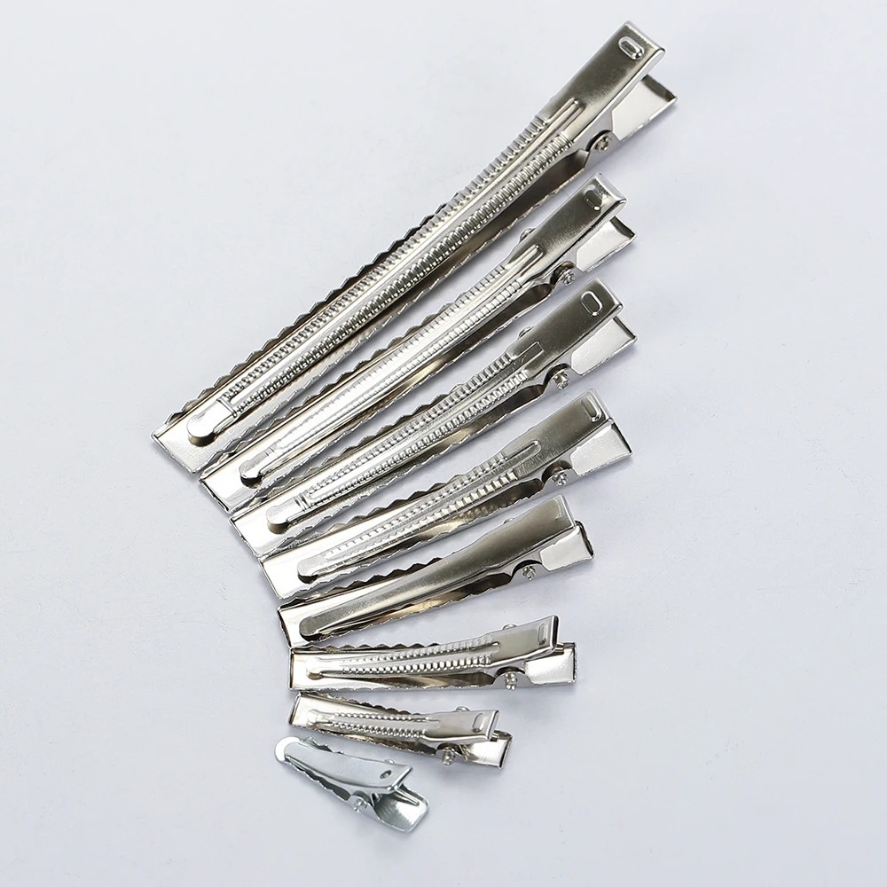 50 pçs de alta qualidade metal grampos de cabelo jacaré acessórios para diy jóias grampos de cabelo barrette ornamento feminino ferramenta estilo cabelo