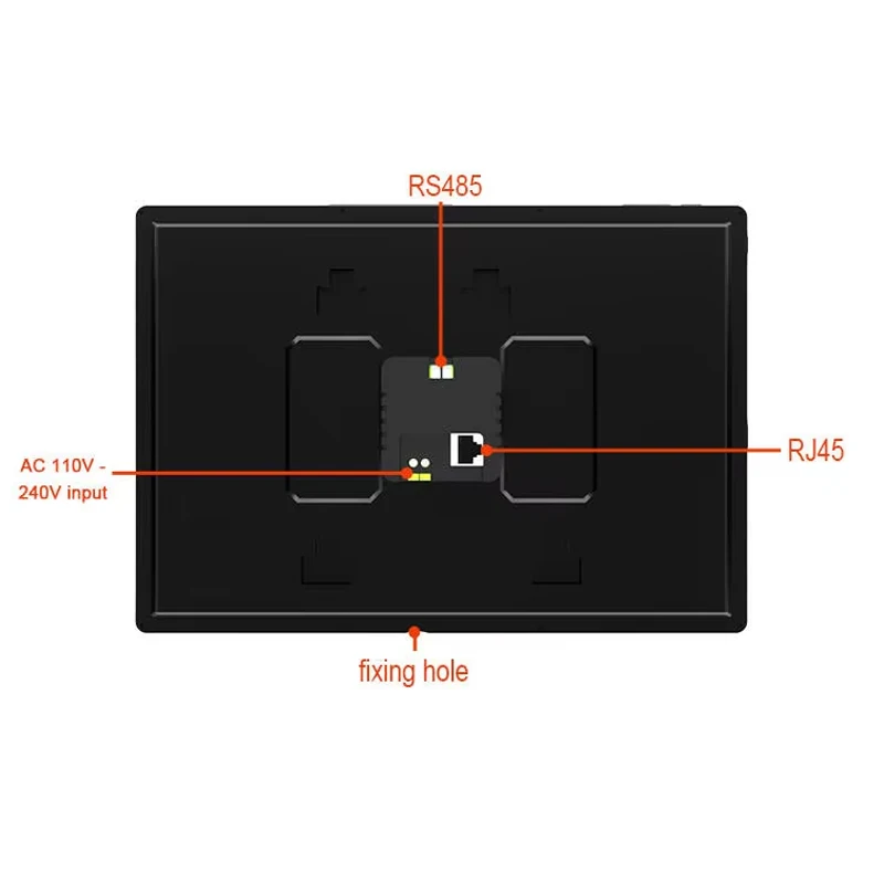 Tableta POE de 2024 pulgadas, Panel de Control inteligente para el hogar, Android 11, sistema operativo, pantalla táctil, montaje en pared, RS485, para caja de montaje en pared 86