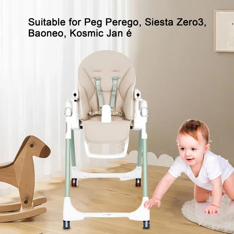เด็กเก้าอี้สูงเบาะสําหรับ Peg Perego Siesta Zero3 Baoneo Kosmic Jane ฝาครอบที่นั่งหนัง PU พร้อม Padding สบายสําหรับเด็ก
