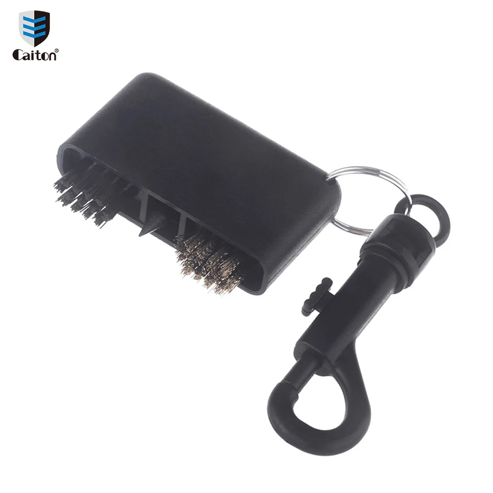 Caiton 1pc Golf Cleaning Brush A 3-in-1 Tool for Cleaning Your Clubs Shoes and Balls Quickly and Easily Lightweight and Portable