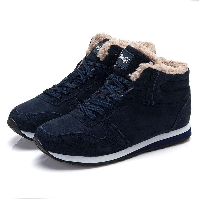 Männer Stiefel Winter Schuhe Mans Schuhe Warme Pelz Schnee Stiefel Ankle Botas Hombre Winter Stiefel Für Männer Plüsch Winter Turnschuhe Plus größe