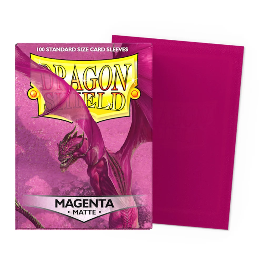 100 ชิ้น/กล่องที่มีสีสัน Matte Dragon Shield การ์ดแขนการ์ด Matte การ์ดสําหรับ Magic MGT/Star การ์ดเกมกระดาน