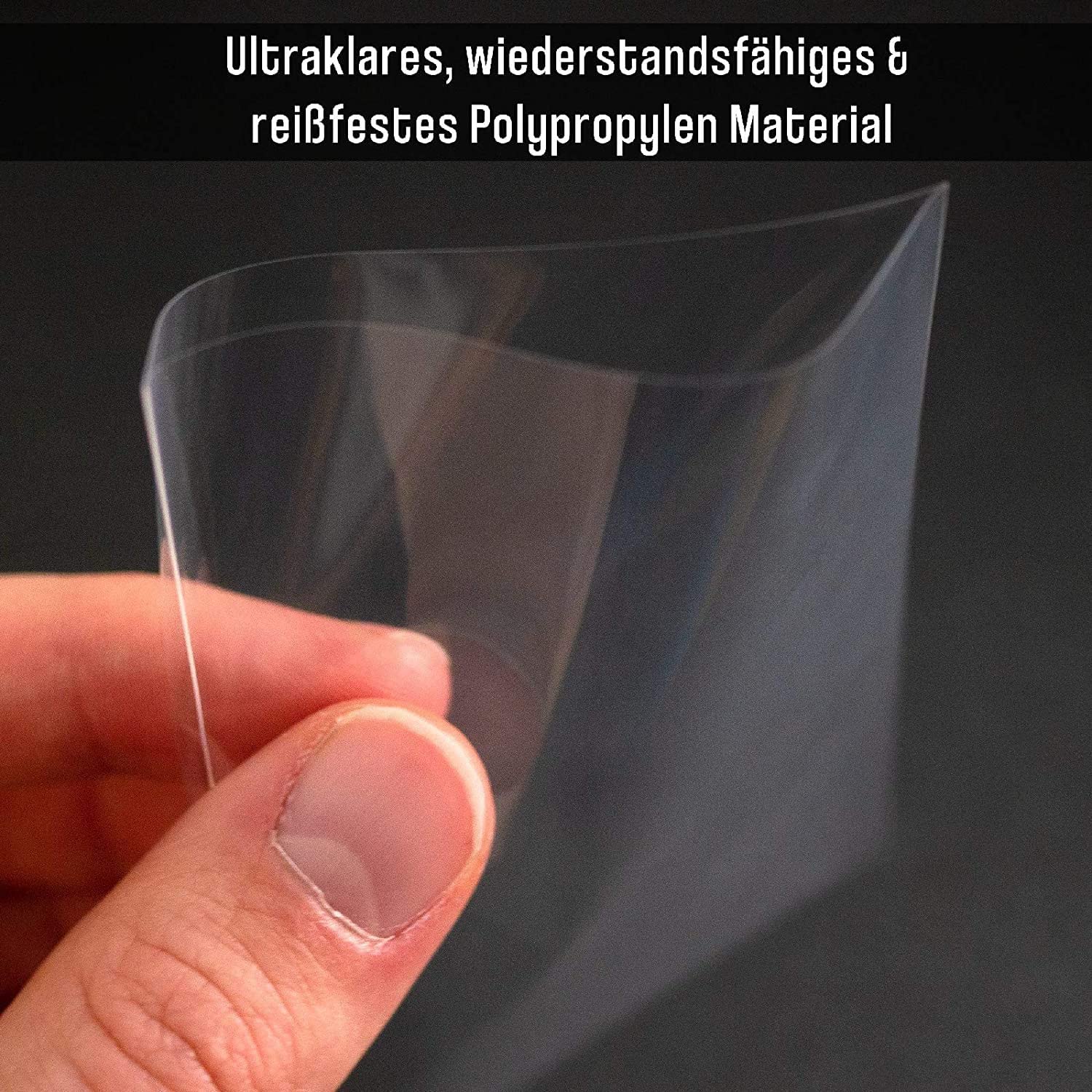 Fundas transparentes para tarjetas, Protector TCG, carpeta de tarjetas de Pokmones, estuche protector Yugioh, juguete para regalo para niños, 100 Uds.