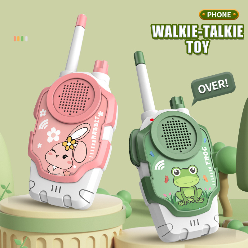 2 pçs walkie talkie crianças brinquedo de longo alcance interfone sem fio interação pai-filho interfone comunicação brinquedos para crianças presente