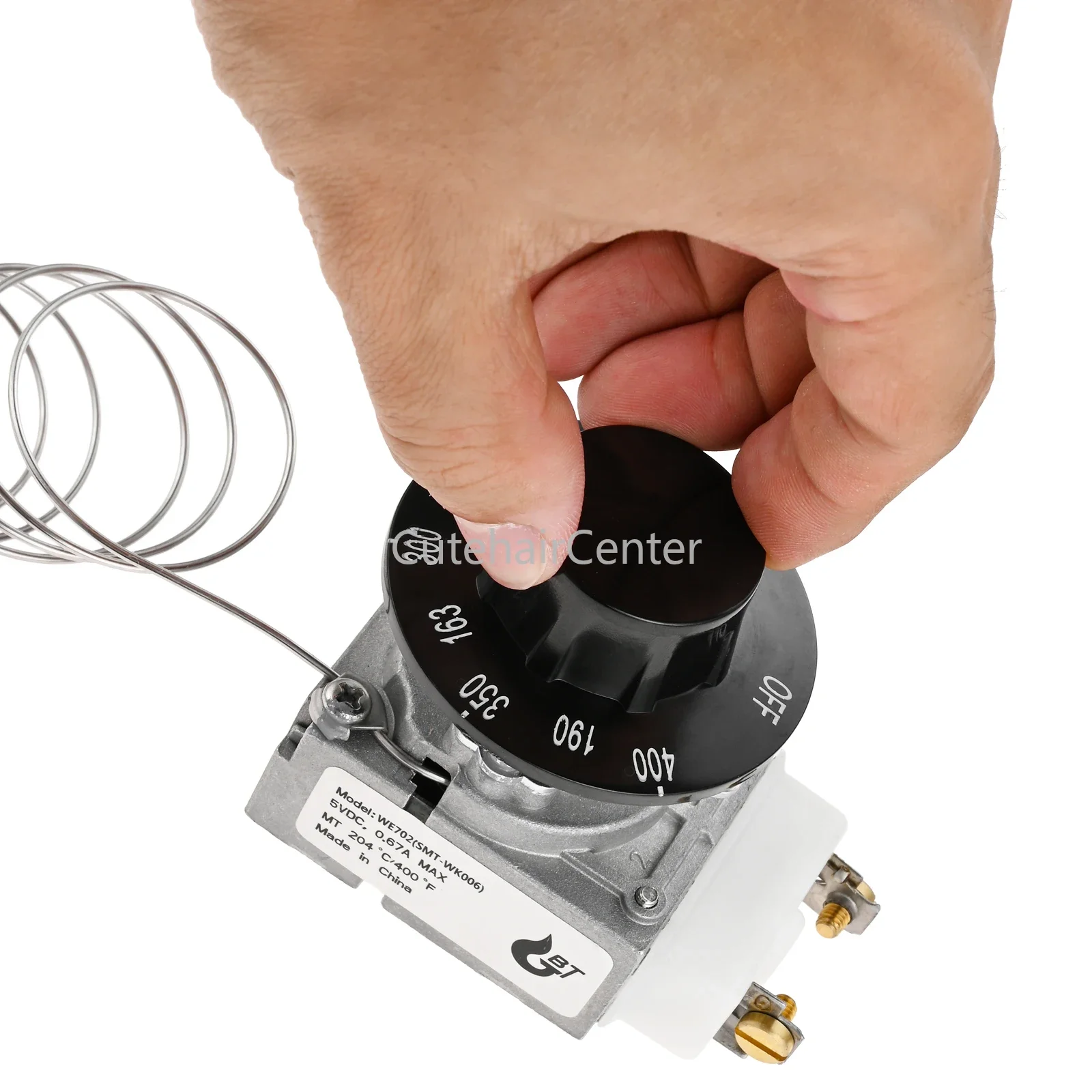 Termostato de seguridad con interruptor de límite alto, perilla de RX-2-24, tuerca NPT de 3/8 "para freidora de Gas ADCRAFT Atosa 301030004   Robertshaw Cecilware Hobart