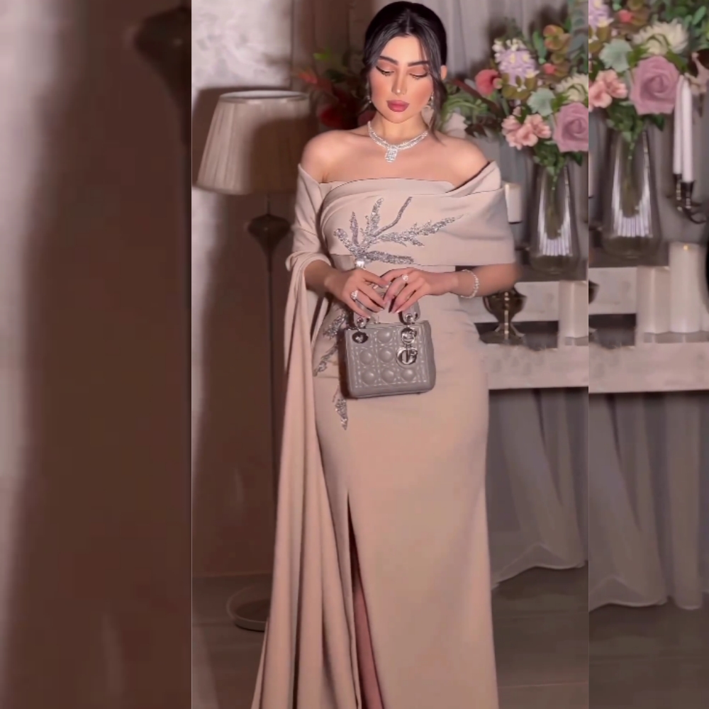 Vestido de fiesta de noche personalizado, diseño de Jersey, tubo de quinceañera, hombros descubiertos, vestido de ocasión a medida, Midi es