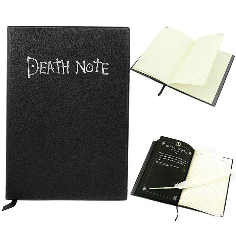 Anime Death Note Notebook Set Lederen Journal Verzamelbare Death Note Notebook School Grote Anime Thema Schrijven Journal