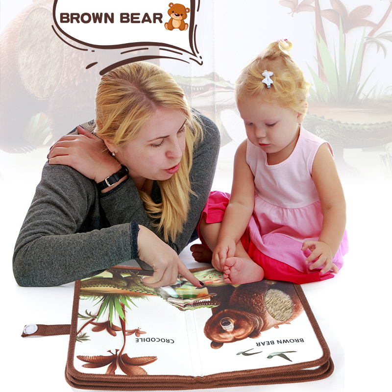 Cognitive and tactile training for children's touch books in early education