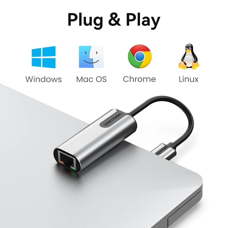 Vention USB Ethernet-адаптер USB 3.0 Сетевая карта к RJ45 Скорость 1000M Lan-адаптер для Windows Mac Xaiomi Ethernet USB-адаптер