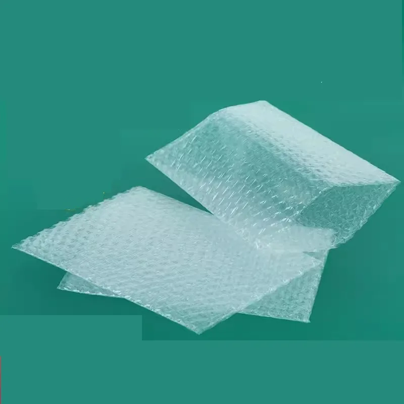ขนาดเล็ก 8x10 ซม.Bubble Mailers สําหรับจัดส่งบรรจุภัณฑ์ถุงโปร่งใส Double Layer หนาห่อกระเป๋าขายส่งจํานวนมาก 200 PCS