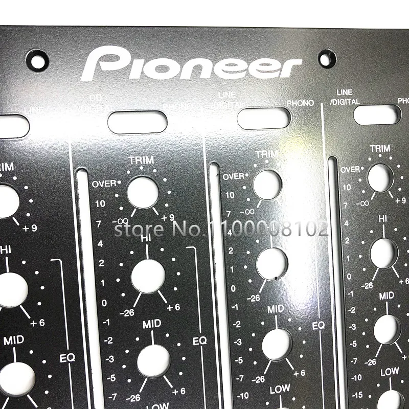 FORPioneer-placa frontal de DJM-800 DJM800, DNB1144, Panel Fader, dnb2427, d2426, Original, nuevo, Stock en la oficina principal y almacén
