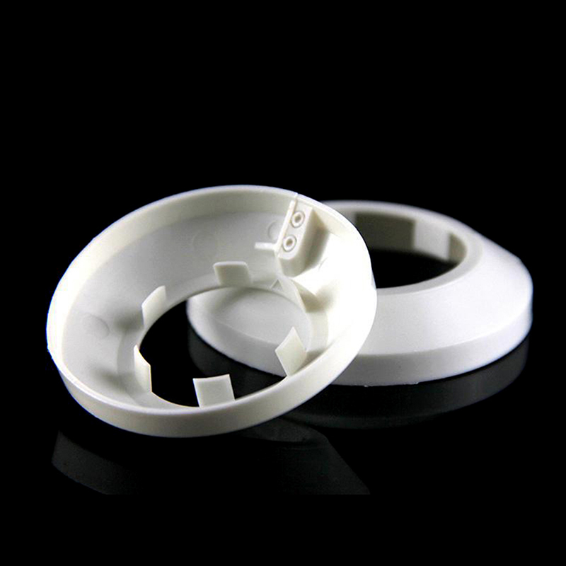 Collares de tubería de radiador para grifo de ducha, Válvula angular, cubierta decorativa, anillos de plástico a presión, protectores de Caño para tuberías de drenaje, 5 uds.