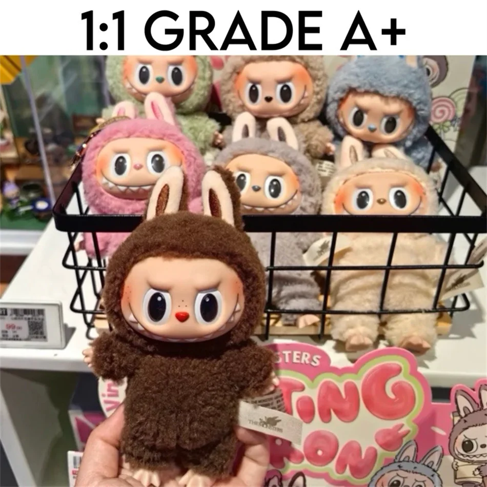 The Monsters V3\V2\V1 Big Into Energy Series Anime Macaron Figure Vinyl Face Doll Blind Box Figure Model Keychain Surprise Gift