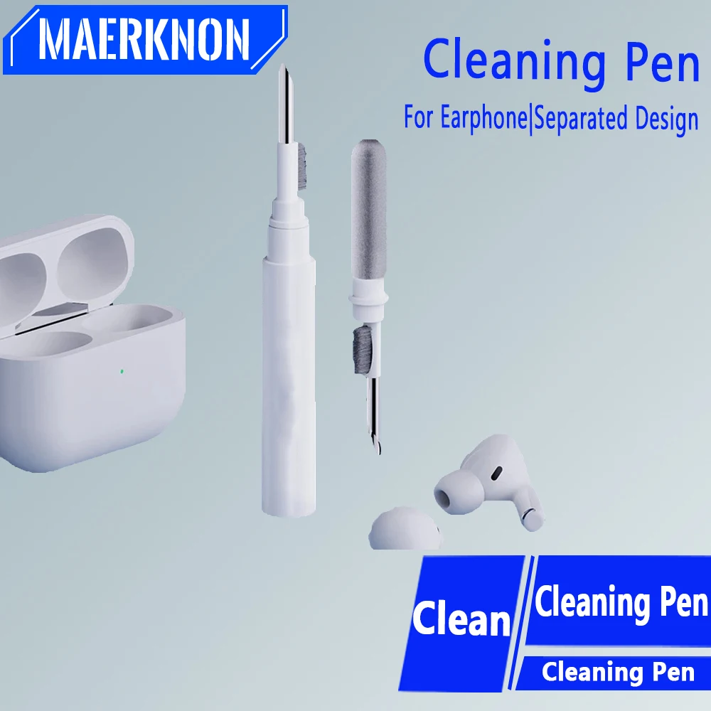 Herramienta de limpieza de auriculares Bluetooth, limpiador portátil para Airpods Pro 3 2 Xiaomi Samsung Huawei, limpiador de auriculares, cepillo de limpieza