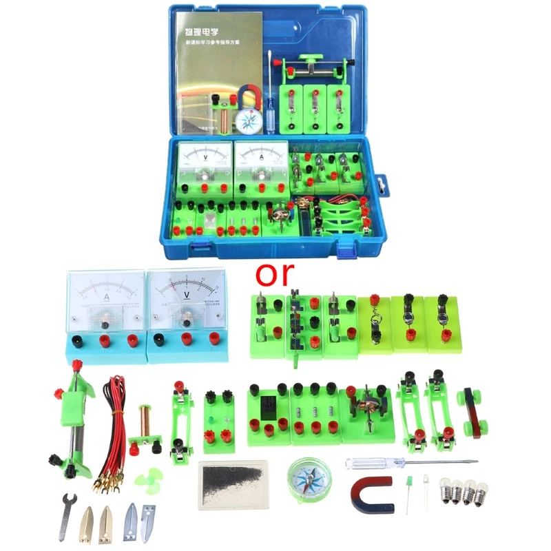 Laboratorio di scienze della fisica Kit di avviamento per l'apprendimento del circuito di base esperimento di elettricità e magnetismo esplorazione dell'elettronica elementare