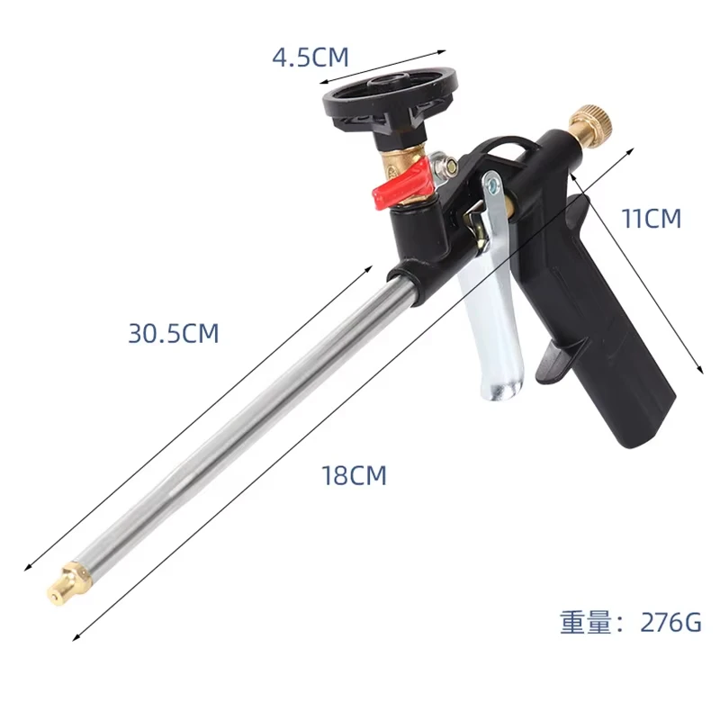 Polyurethane Mounting Spray Sealant Foam Gun Foaming Jet GlueGun Insulation Professional Caulking Tool for House