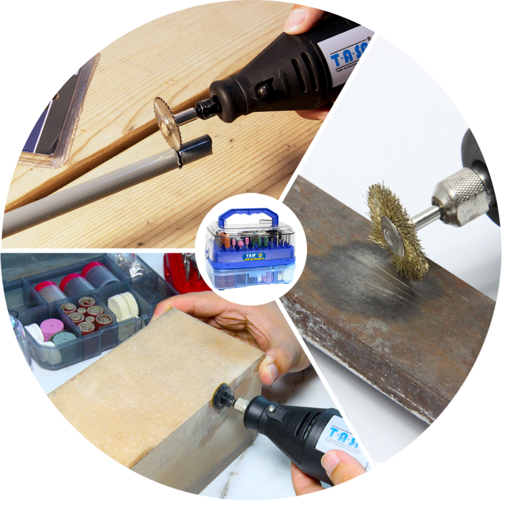 310pcs Mini Drill Accessories Kit Abrasive Rotary Tool Accesorios Bits Blades Discs Set for Dremel Sanding Cutting Grinding