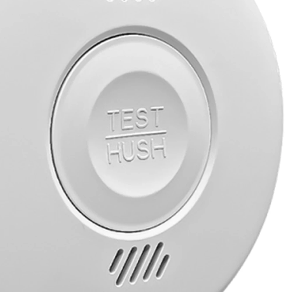 WiFi Smart Fire Alarm เครื่องตรวจจับควันที่ใช้แบตเตอรี่พร้อมปุ่มทดสอบเครื่องตรวจจับอัคคีภัย 85dB สําหรับห้องนอนบ้านและห้องเด็ก