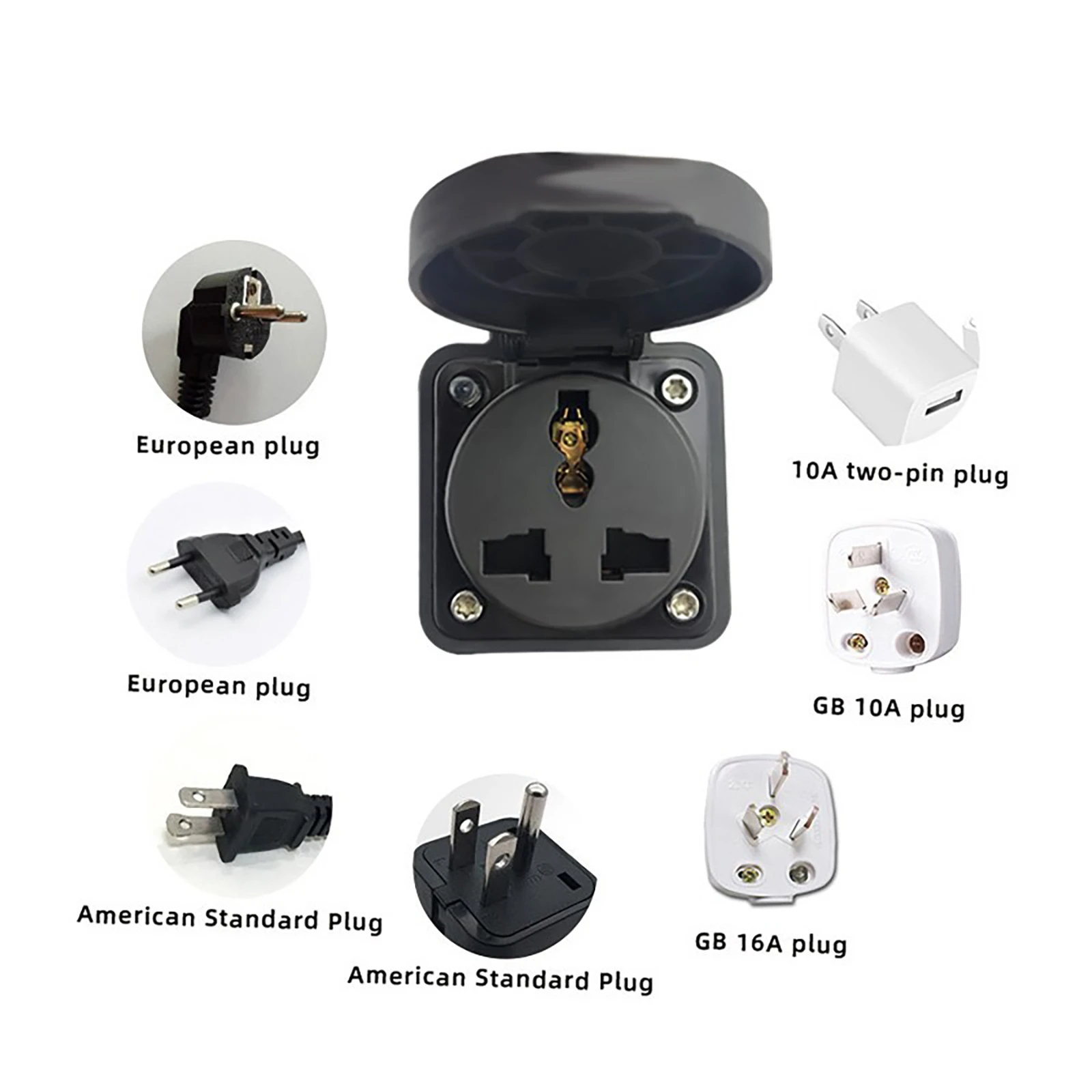 Adaptador de cable EV de descarga de coche hembra V2L Type2 para MG BYD KIA Hyundai Smart # 1 conector de vehículo ZEEKR (necesita soporte para automóvil V2L)