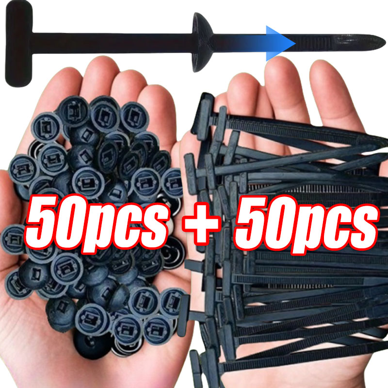 Универсальная нейлоновая пряжка для кабельной стяжки, автоматический крепежный винт, сменный зажим, автомобильное крыло, багажник, защита двигателя, панель управления проводом, безопасная